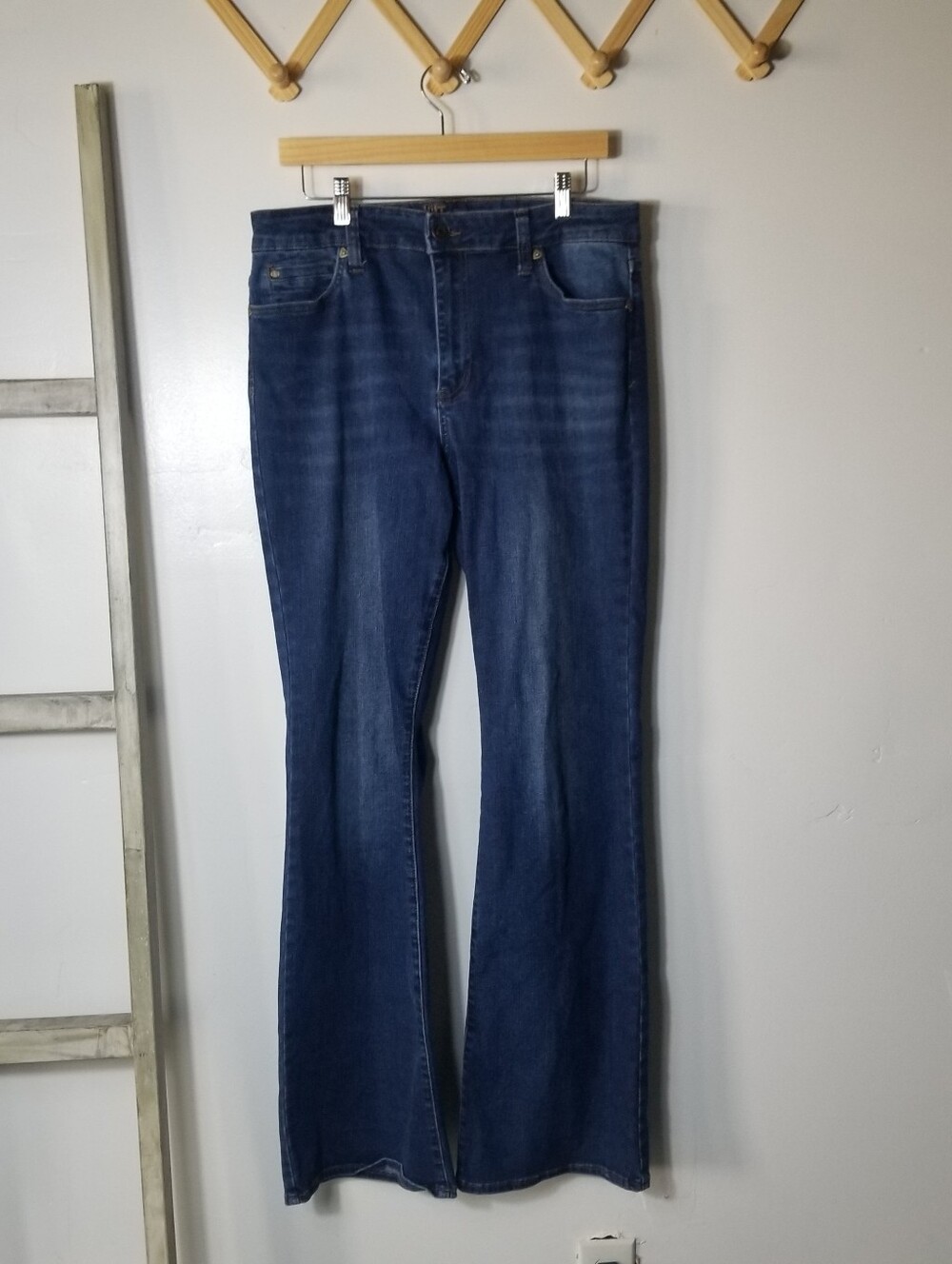 KUT FROM THE KLOTH WOMEN'S NICOLE HIGH RISE BOOTCUT JEANS SIZE 14